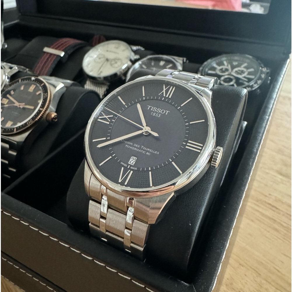 Tissot Chemin Des Tourelles Blue Men's Watch